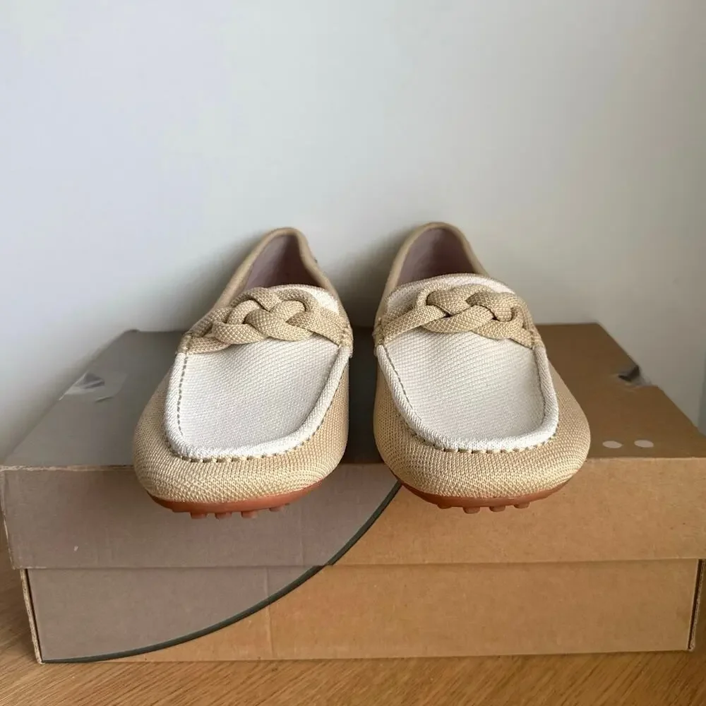ROTHY’S The Braid Driver ‘Cappuccino’ Women Slip On Loafers- SZ 10 - Picture 7 of 10